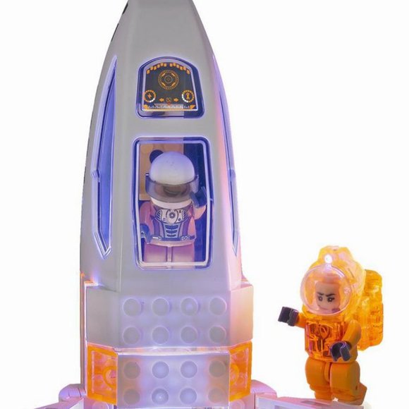 Laser Pegs Mars Silverhawk Building Playset Kids 7+ New! - Picture 7 of 11